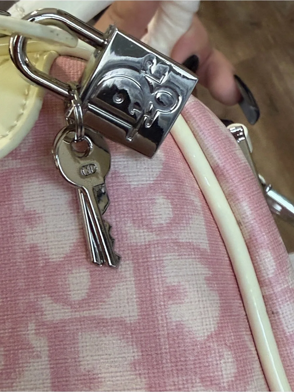 Dior Trotter Bag Pink Monogram Canvas Satchel